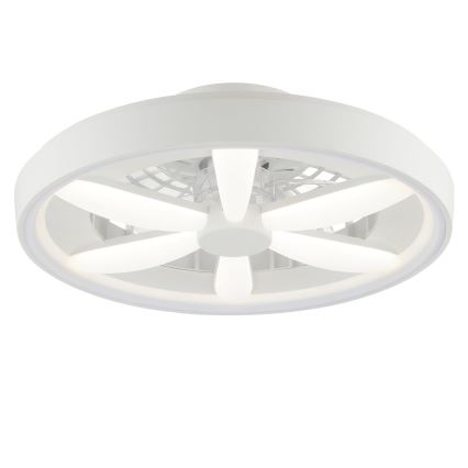 Brilliant - LED RGBW Himmennettävä kattotuuletin valolla GAIANO LED/48W/230V 2700-6500K valkoinen + kauko-ohjaus