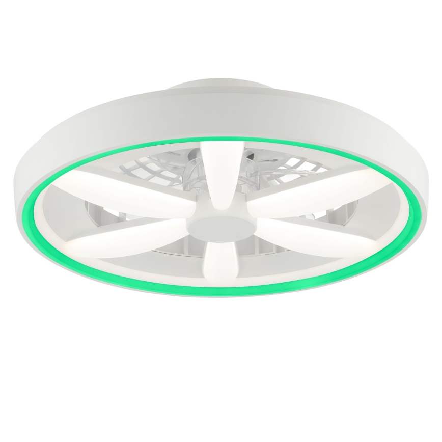 Brilliant - LED RGBW Himmennettävä kattotuuletin valolla GAIANO LED/48W/230V 2700-6500K valkoinen + kauko-ohjaus