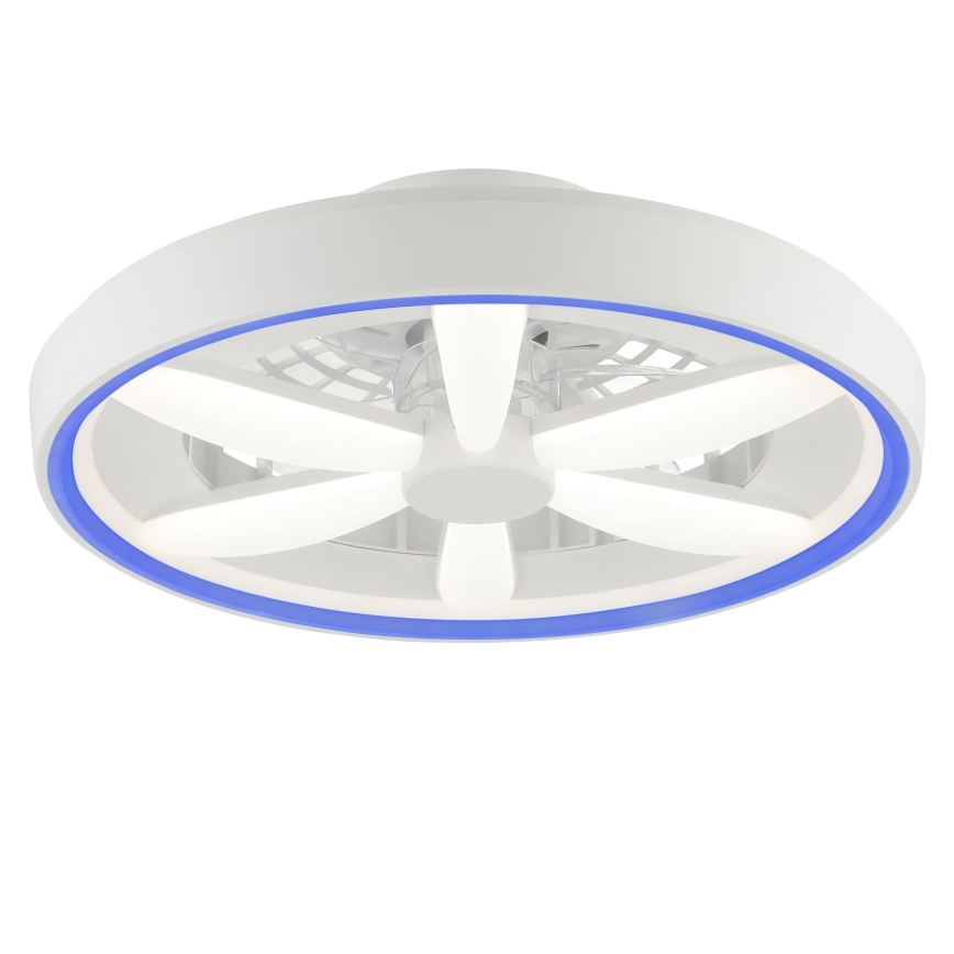 Brilliant - LED RGBW Himmennettävä kattotuuletin valolla GAIANO LED/48W/230V 2700-6500K valkoinen + kauko-ohjaus