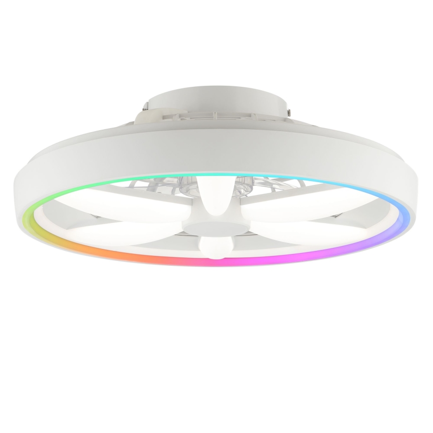 Brilliant - LED RGBW Himmennettävä kattotuuletin valolla GAIANO LED/48W/230V 2700-6500K valkoinen + kauko-ohjaus