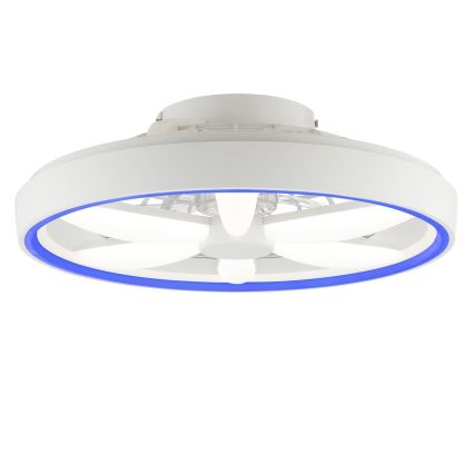 Brilliant - LED RGBW Himmennettävä kattotuuletin valolla GAIANO LED/48W/230V 2700-6500K valkoinen + kauko-ohjaus