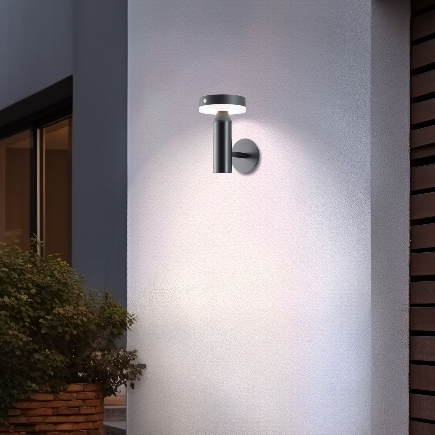 Brilliant - LED-seinäaurinkovalaisin anturilla MAGUA LED/4W/3,7V IP44