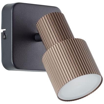 Brilliant - LED-seinävalaisin CADIZ 1xGU10/5W/230V pronssi