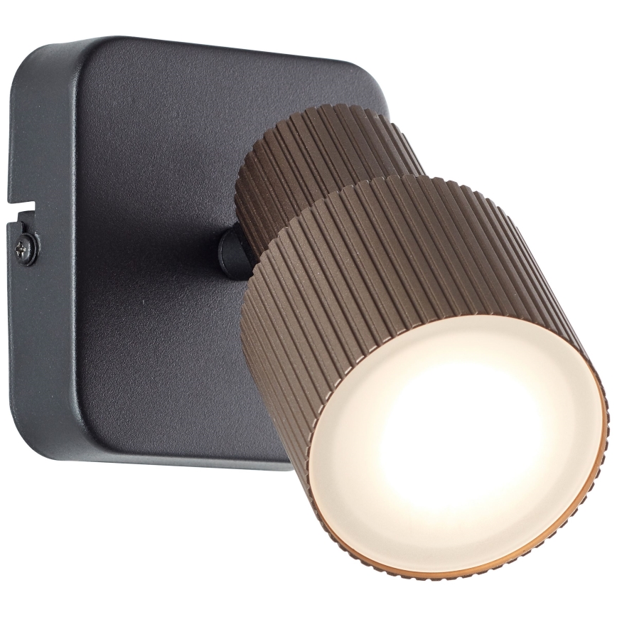 Brilliant - LED-seinävalaisin CADIZ 1xGU10/5W/230V pronssi