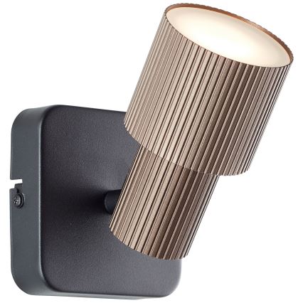 Brilliant - LED-seinävalaisin CADIZ 1xGU10/5W/230V pronssi