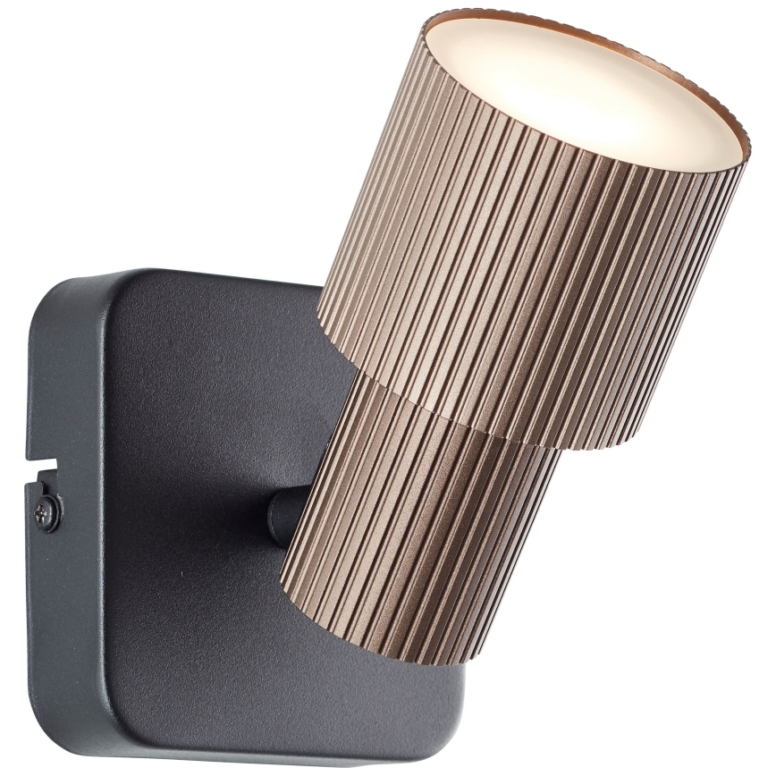 Brilliant - LED-seinävalaisin CADIZ 1xGU10/5W/230V pronssi