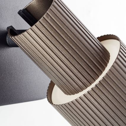 Brilliant - LED-seinävalaisin CADIZ 1xGU10/5W/230V pronssi