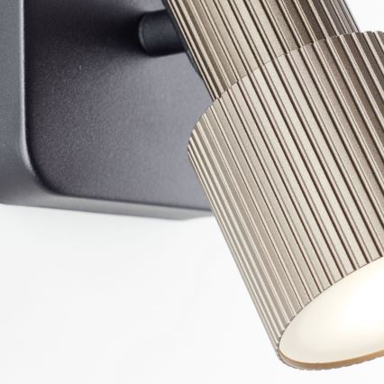 Brilliant - LED-seinävalaisin CADIZ 1xGU10/5W/230V pronssi