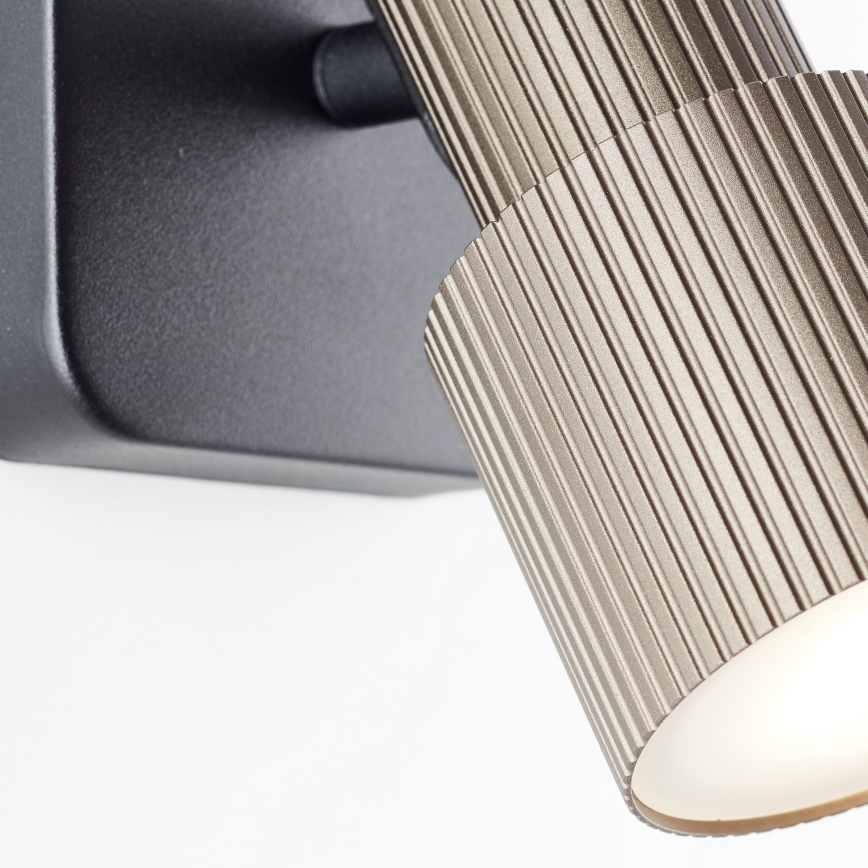 Brilliant - LED-seinävalaisin CADIZ 1xGU10/5W/230V pronssi
