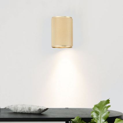 Brilliant - LED-seinävalaisin MARTY 1xGU10/5W/230V kulta