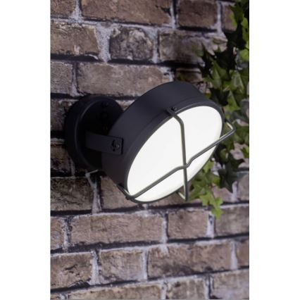 Brilliant - LED-ulkoseinävalaisin NYX LED/10W/230V IP44 antrasiitti