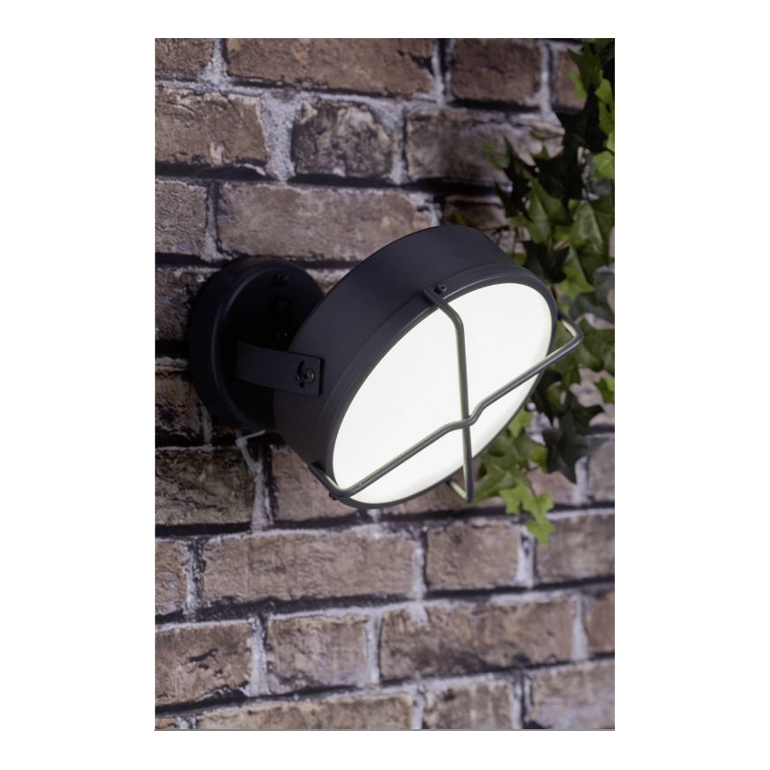 Brilliant - LED-ulkoseinävalaisin NYX LED/10W/230V IP44 antrasiitti