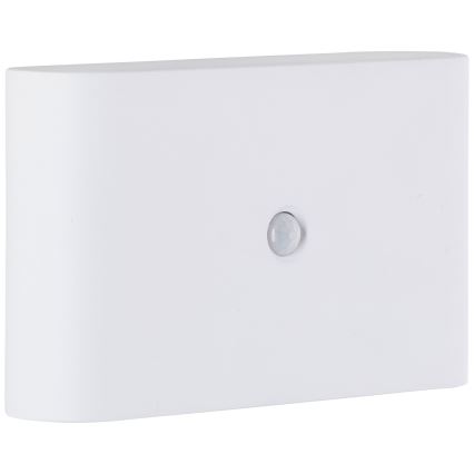 Brilliant - LED Ulkotila ladattava seinävalaisin anturilla XINO LED/3W/5V IP44 valkoinen