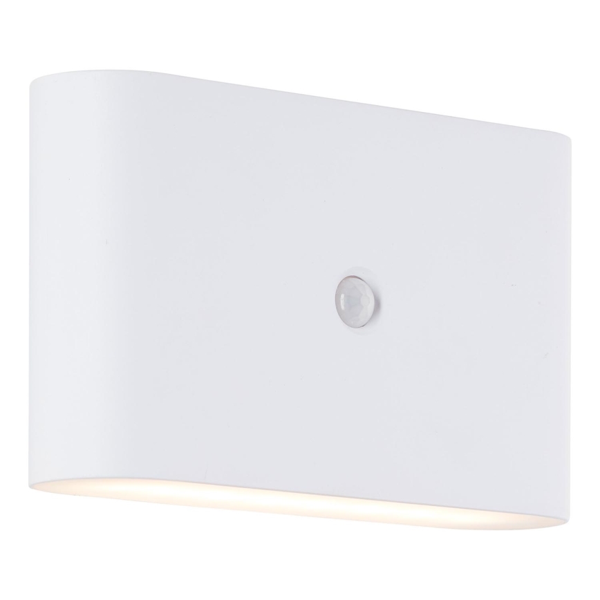 Brilliant - LED Ulkotila ladattava seinävalaisin anturilla XINO LED/3W/5V IP44 valkoinen