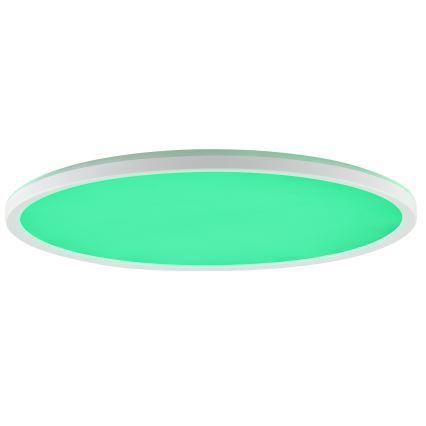 Brilliant - LED RGBW himmennettävä kattovalaisin LUMARO LED/22W/230V 4000K, halkaisija 42 cm, valkoinen + kaukosäädin