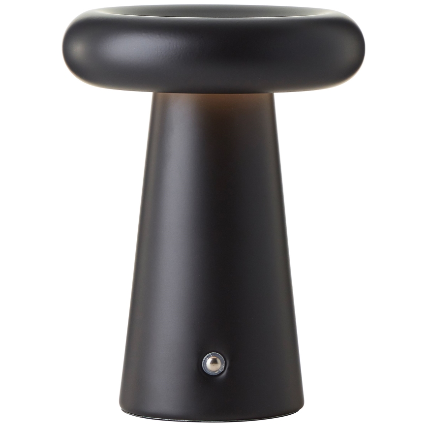 Brilliant - LED himmennettävä kosketusohjattu ulkokäyttöön tarkoitettu pöytävalaisin MUFFIN LED/3W/5V USB 2600 mAh IP44 musta