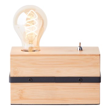 Brilliant - Pöytävalaisin BENNY 1xE27/40W/230V bambu