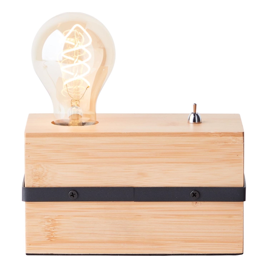 Brilliant - Pöytävalaisin BENNY 1xE27/40W/230V bambu