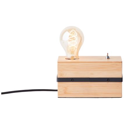 Brilliant - Pöytävalaisin BENNY 1xE27/40W/230V bambu