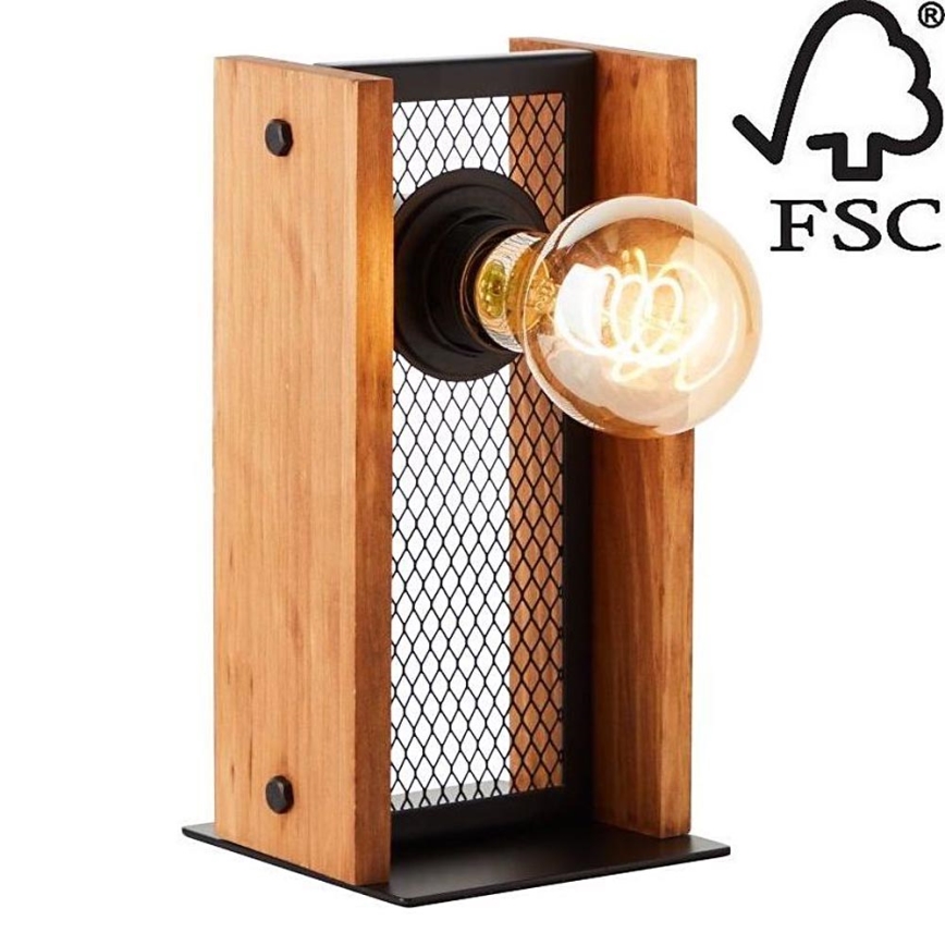 Brilliant - Pöytävalaisin CALANDRA 1xE27/42W/230V - FSC sertifioitu