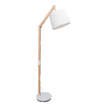 Brilliant - Pöytävalaisin CARLYN 1xE27/60W/230V beige/valkoinen