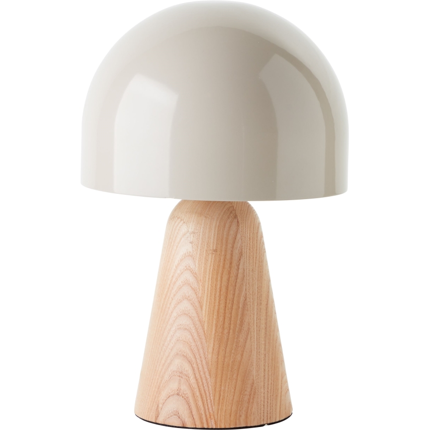 Brilliant - Pöytävalaisin NALAM 1xE14/40W/230V beige/tuhka - FSC sertifioitu