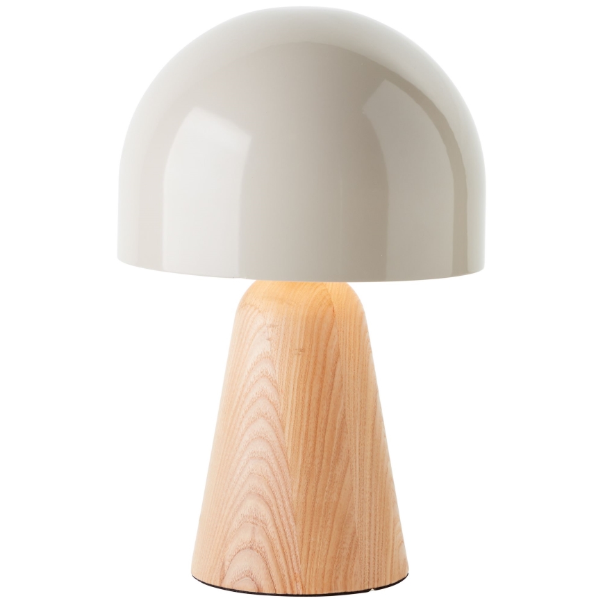 Brilliant - Pöytävalaisin NALAM 1xE14/40W/230V beige/tuhka - FSC sertifioitu