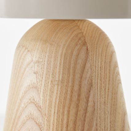 Brilliant - Pöytävalaisin NALAM 1xE14/40W/230V beige/tuhka - FSC sertifioitu