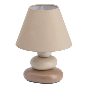 Brilliant - Pöytävalaisin PAOLO 1xE14/40W/230V keramiikka/beige
