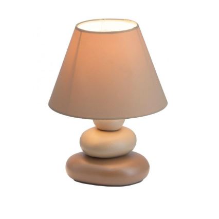 Brilliant - Pöytävalaisin PAOLO 1xE14/40W/230V keramiikka/beige