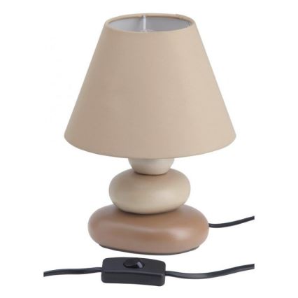 Brilliant - Pöytävalaisin PAOLO 1xE14/40W/230V keramiikka/beige