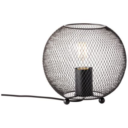 Brilliant - Pöytävalaisin SOCO 1xE27/60W/230V musta