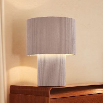 Brilliant - Pöytävalaisin TONY 1xE27/20W/230V beige