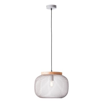 Brilliant - riippuvalaisin vaijerilla GIADA 1xE27/40W/230V halkaisija 39 cm harmaa