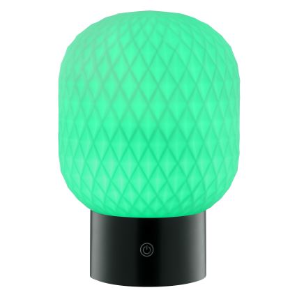 Brilliant - LED RGBW Himmennettävä ladattava kosketusohjattu ulkokäyttöön tarkoitettu pöytävalaisin SARASTRO LED/3W/5V 2700K 1800 mAh IP44 valkoinen