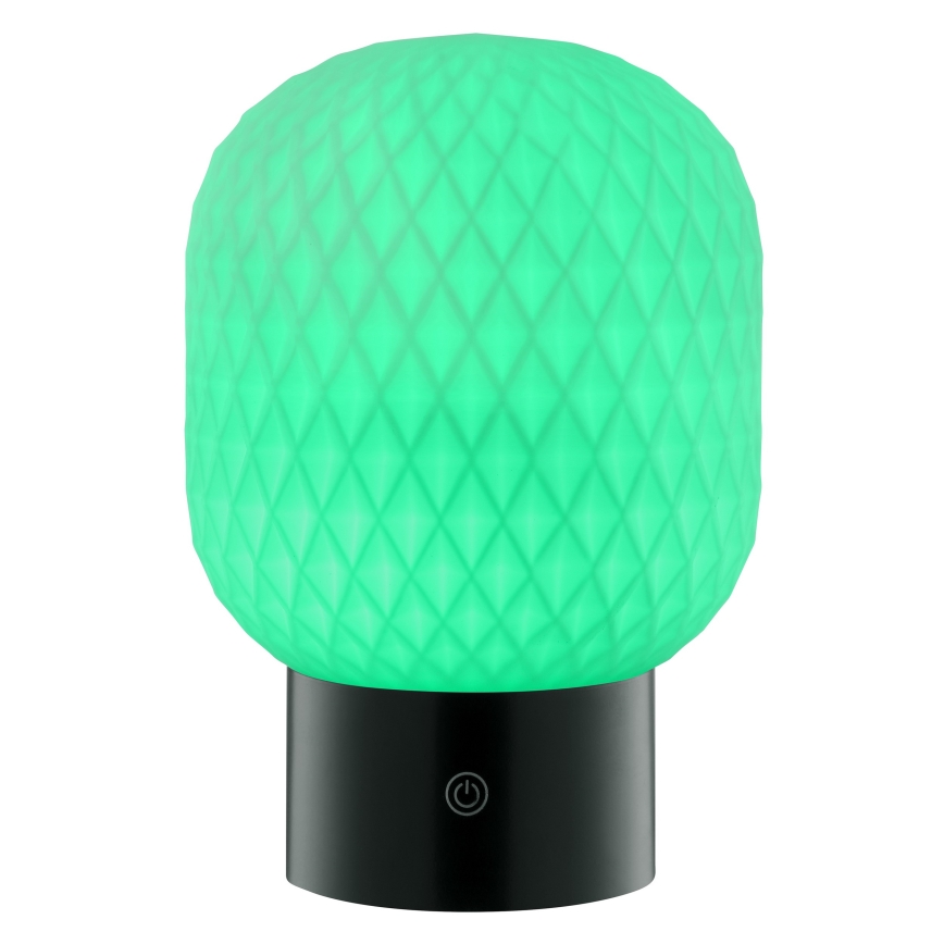 Brilliant - LED RGBW Himmennettävä ladattava kosketusohjattu ulkokäyttöön tarkoitettu pöytävalaisin SARASTRO LED/3W/5V 2700K 1800 mAh IP44 valkoinen