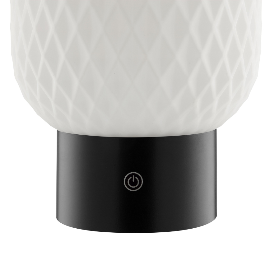 Brilliant - LED RGBW Himmennettävä ladattava kosketusohjattu ulkokäyttöön tarkoitettu pöytävalaisin SARASTRO LED/3W/5V 2700K 1800 mAh IP44 valkoinen