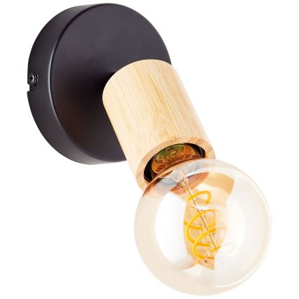 Brilliant - Seinäkohdevalo TIFFANY 1xE27/28W/230V bambu