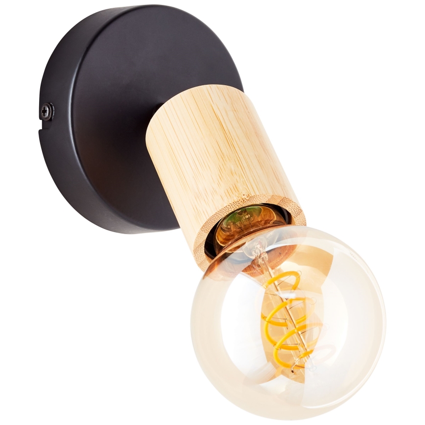 Brilliant - Seinäkohdevalo TIFFANY 1xE27/28W/230V bambu