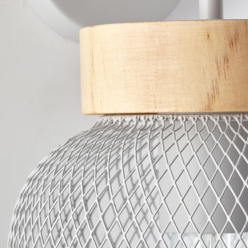 Brilliant - Seinävalaisin GIADA 1xE27/40W/230V harmaa