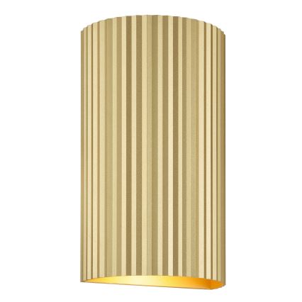 Brilliant - Seinävalaisin UNDULA 2xGU10/10W/230V kulta