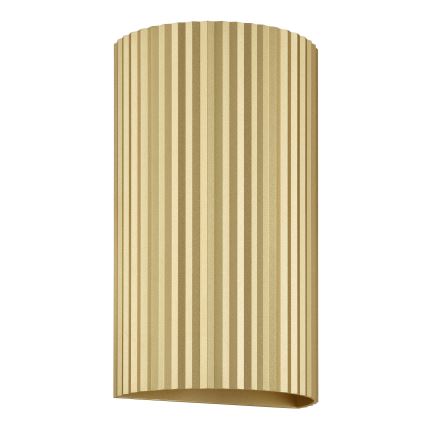 Brilliant - Seinävalaisin UNDULA 2xGU10/10W/230V kulta