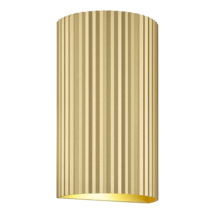 Brilliant - Seinävalaisin UNDULA 2xGU10/10W/230V kulta
