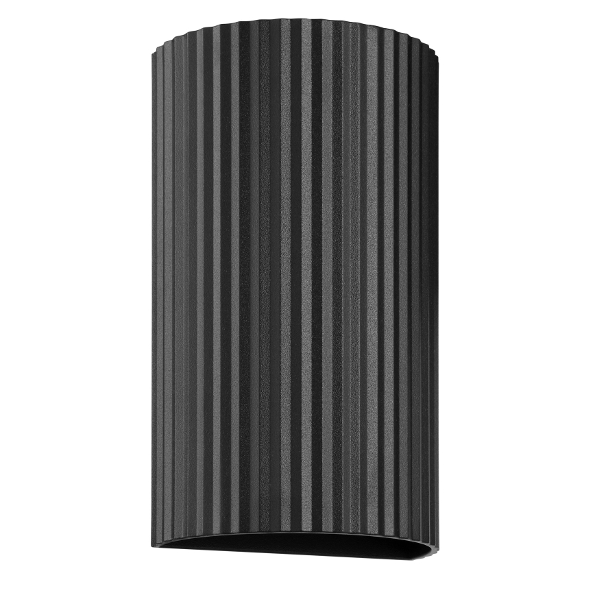 Brilliant - Seinävalaisin UNDULA 2xGU10/10W/230V musta