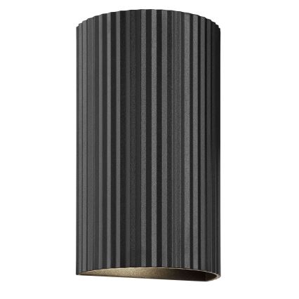 Brilliant - Seinävalaisin UNDULA 2xGU10/10W/230V musta