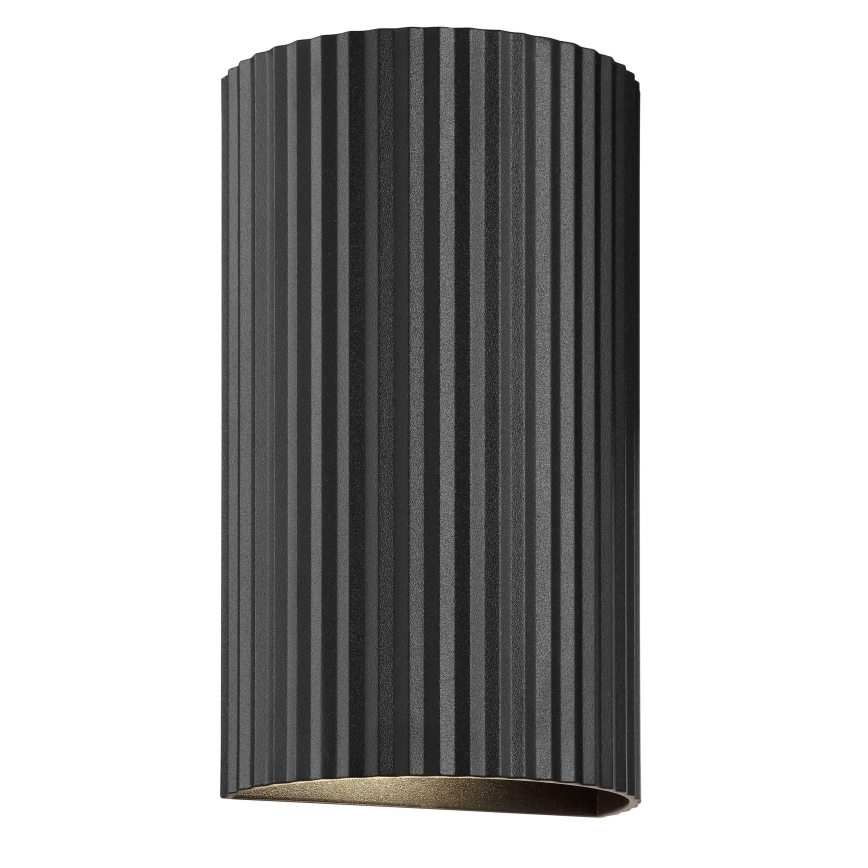 Brilliant - Seinävalaisin UNDULA 2xGU10/10W/230V musta