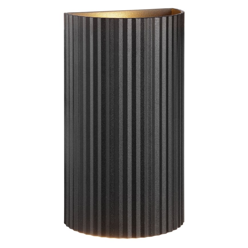 Brilliant - Seinävalaisin UNDULA 2xGU10/10W/230V musta