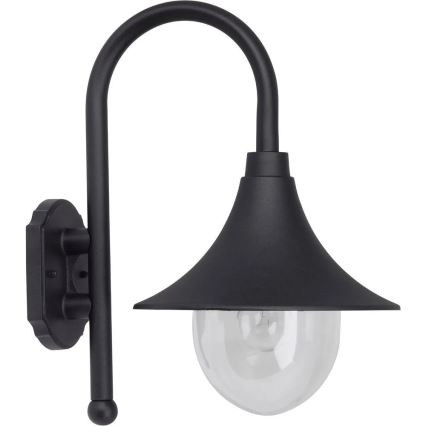 Brilliant - Ulkoseinävalaisin BERNA 1xE27/60W/230V IP44 musta