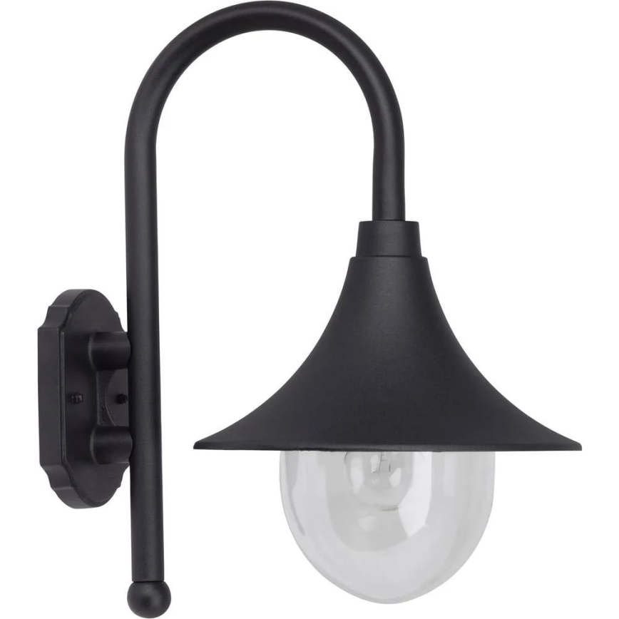 Brilliant - Ulkoseinävalaisin BERNA 1xE27/60W/230V IP44 musta