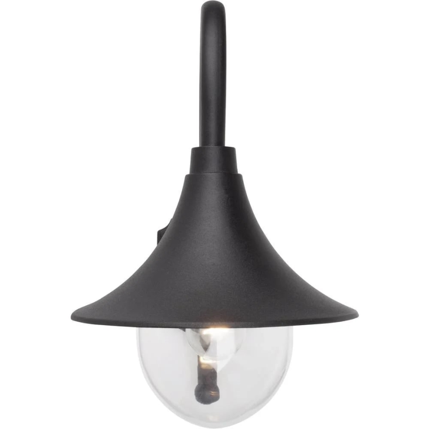 Brilliant - Ulkoseinävalaisin BERNA 1xE27/60W/230V IP44 musta